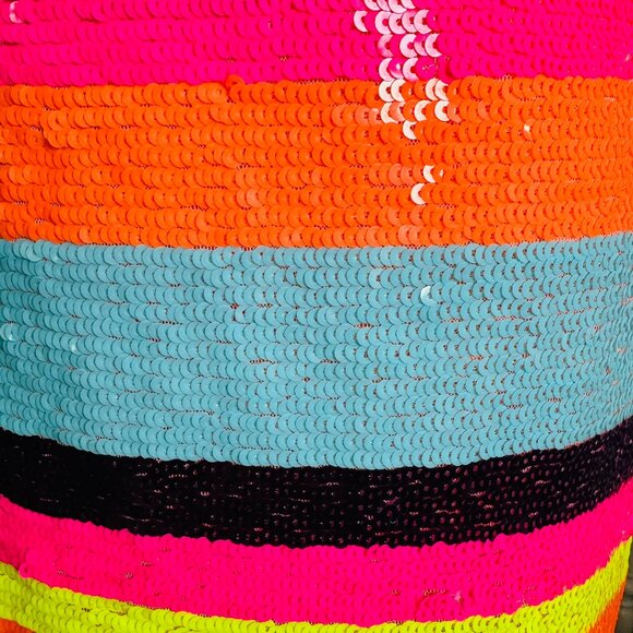 Ramy Brook Winnie Strapless Sequin Mini Dress Size 4 NWT | Multicolor Rainbow - Picture 5 of 15